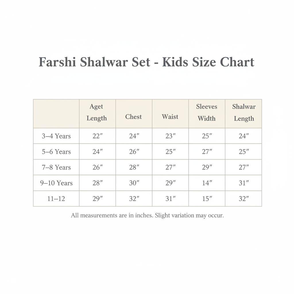 KIDS FARSHI COTTON