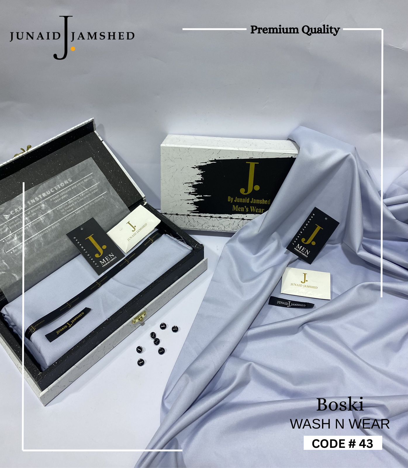 Premium J. Boski Fabric for Men | Luxury Boski D#43