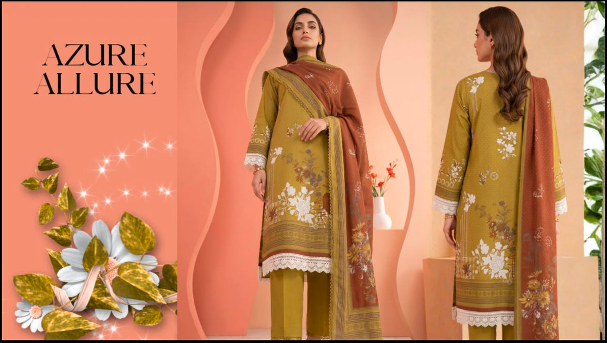 SHANZAY ORIGINAL LAWN 3PC SUIT – PREMIUM COLLECTION