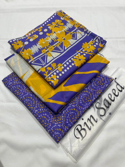 BIN SAEED 3PC LAWN