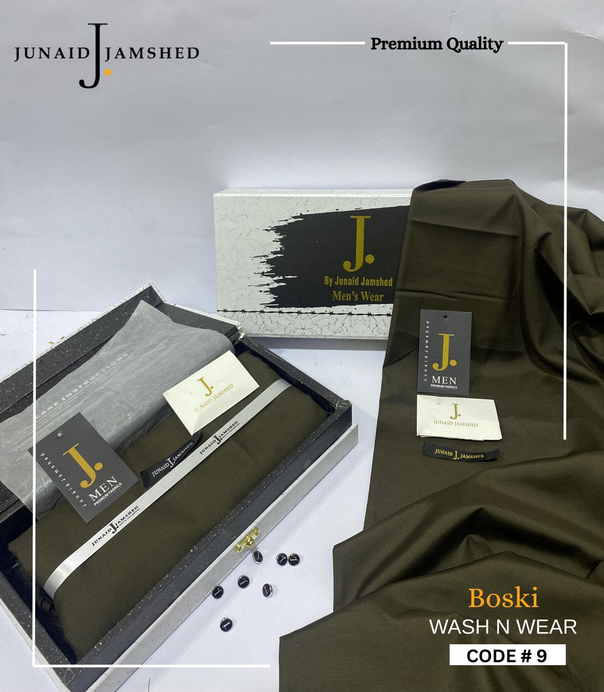 Premium J. Boski Fabric for Men | Luxury Boski D#9