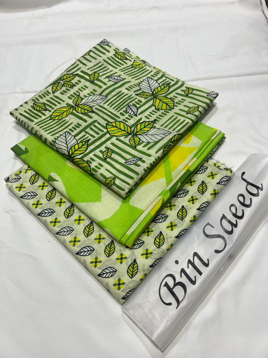 BIN SAEED 3PC LAWN
