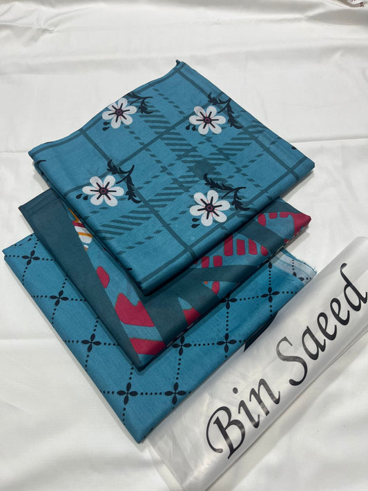 BIN SAEED 3PC LAWN