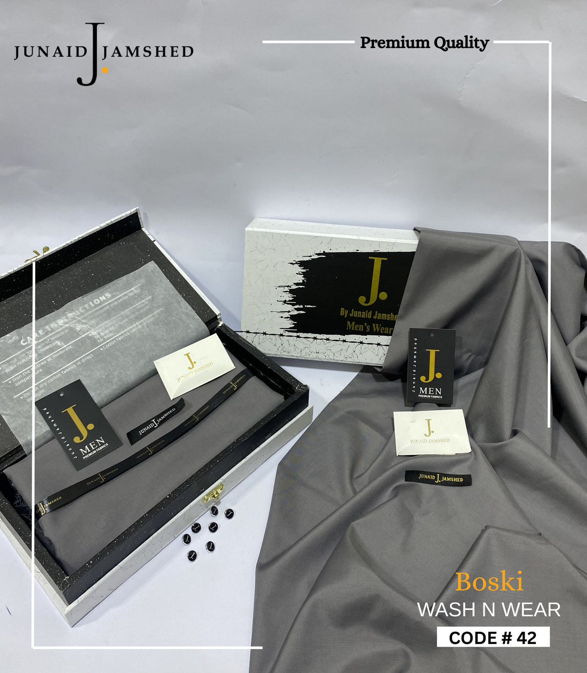 Premium J. Boski Fabric for Men | Luxury Boski D#42
