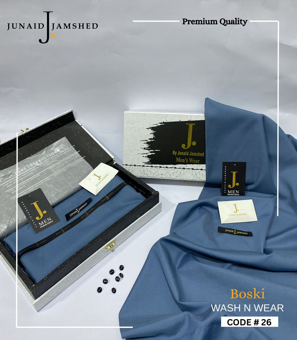 Premium J. Boski Fabric for Men | Luxury Boski D#26