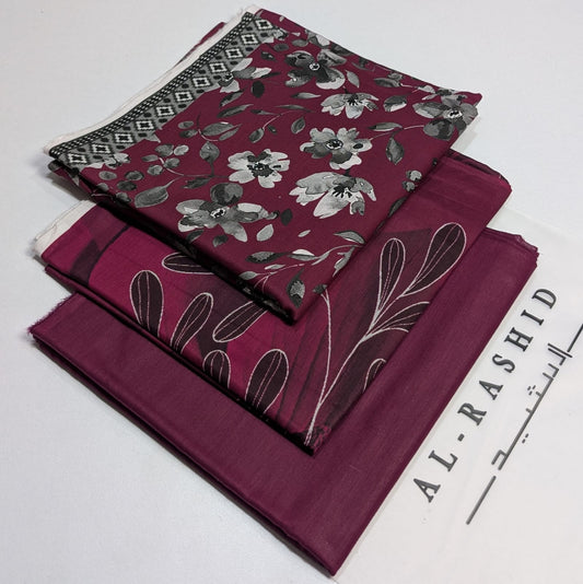 PREMIUM LAWN 3PC BY AL RASHID