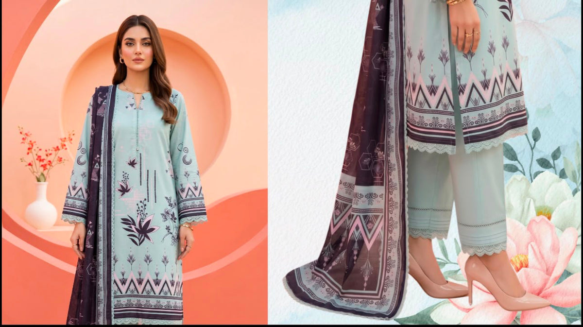 SHANZAY ORIGINAL LAWN 3PC SUIT – PREMIUM COLLECTION