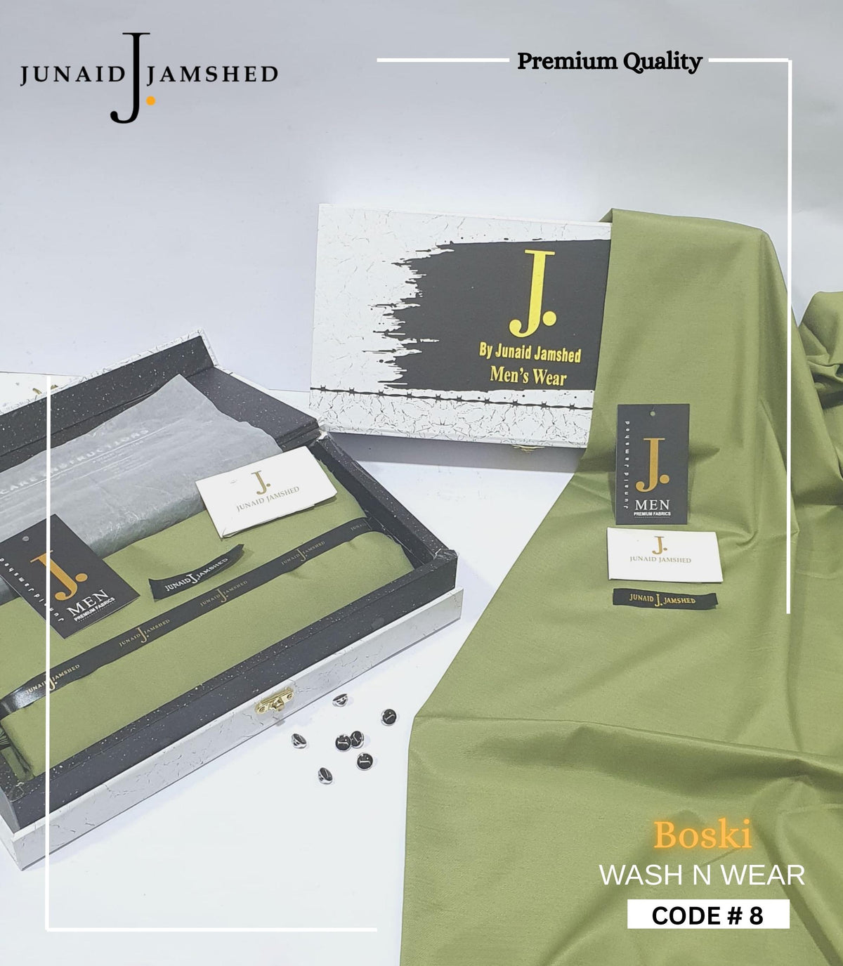 Premium J. Boski Fabric for Men | Luxury Boski D#8