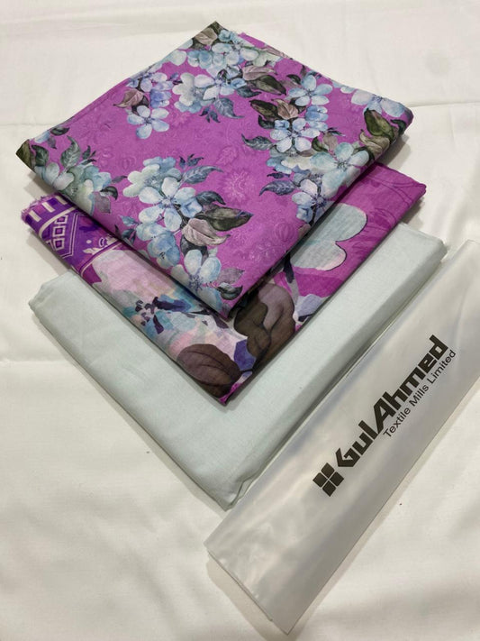 GUL AHMED 3PC LAWN
